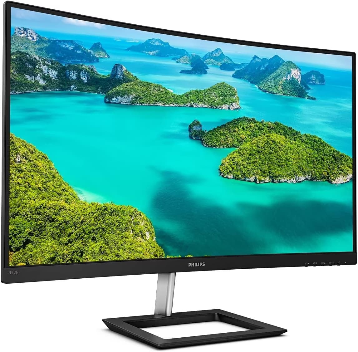 Philips E-Line 322E1C 31.5 FullHD Curvo FreeSync Preto