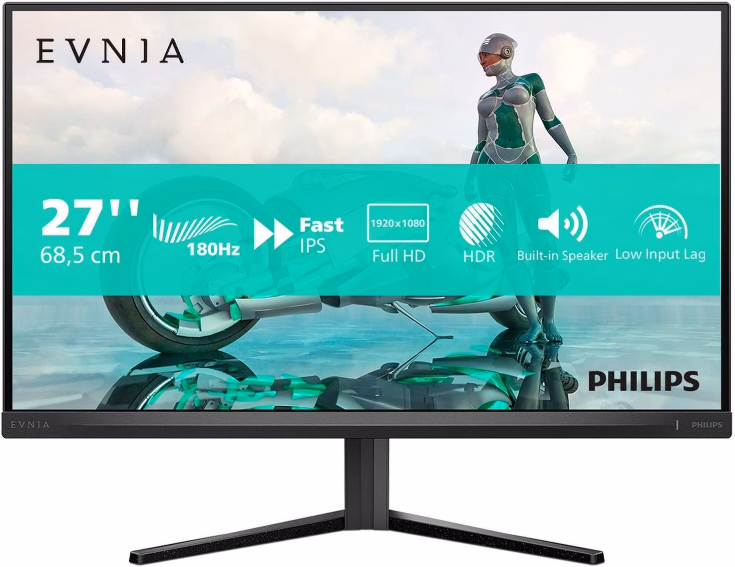 Philips Evnia 24M2N3200S/00 23.8" FullHD IPS 180 Hz Preto