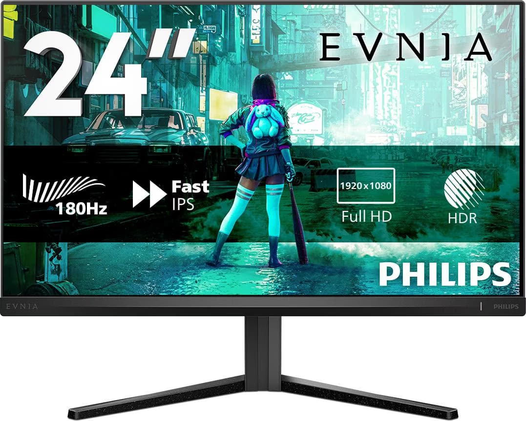 Philips Evnia 24M2N3200S/00 23.8" FullHD IPS 180 Hz Preto