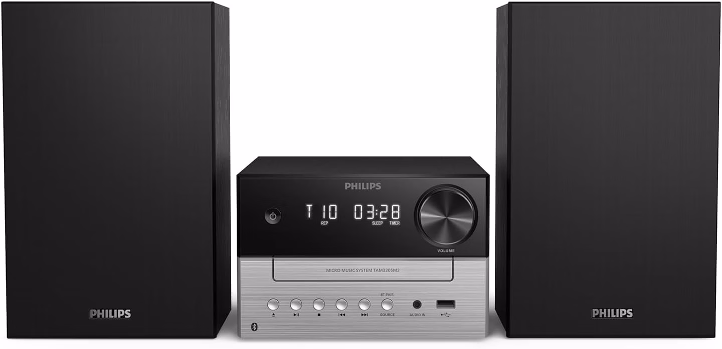 Philips TAM3205M2/12 20 W RMS Bluetooth Preto