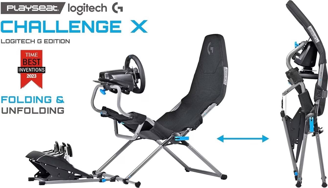 Playseat Challenge X - Logitech G Editionx Preto, Cinzento