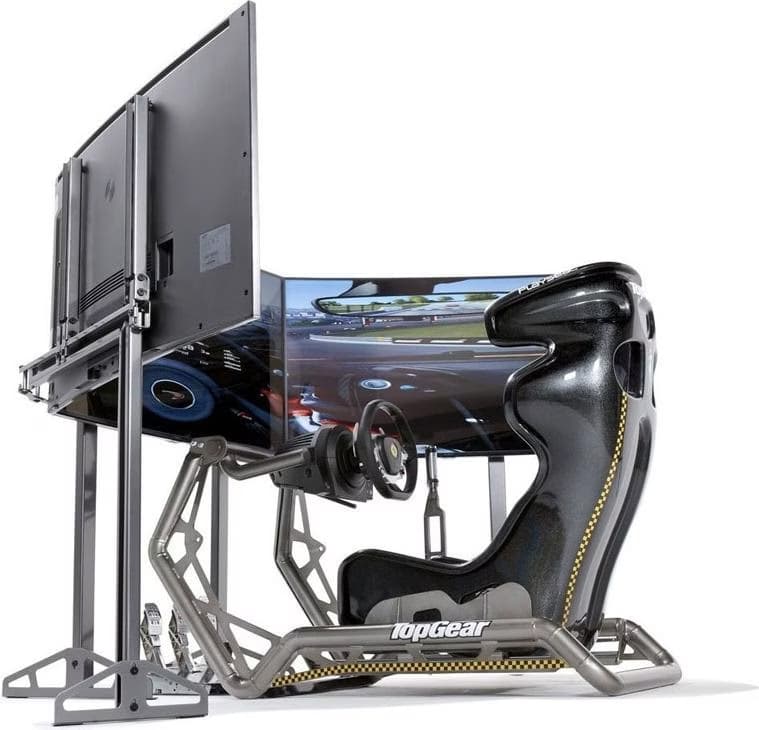 Playseat TV Stand Pro Triple 65 Cinza - Suporte de TV