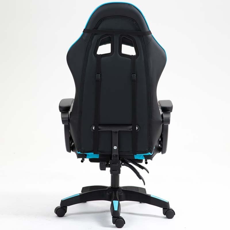 PowerGaming Cadeira apoio para pés Preto+Azul