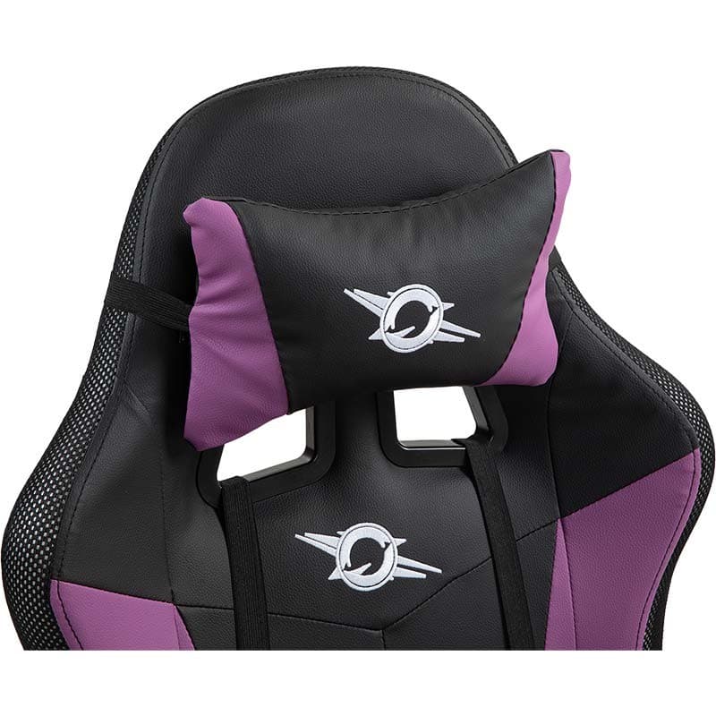 PowerGaming LED RGB Cadeira Preta+Lilás