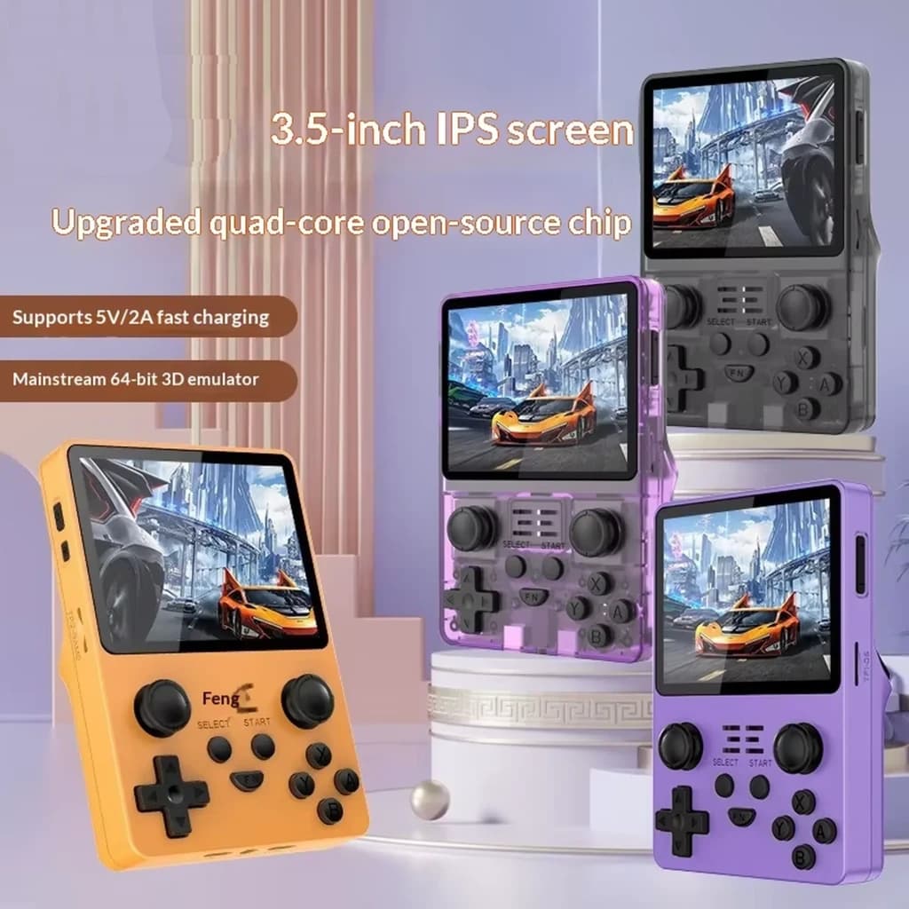 Powkiddy RGB20S 16 GB Roxo transparente