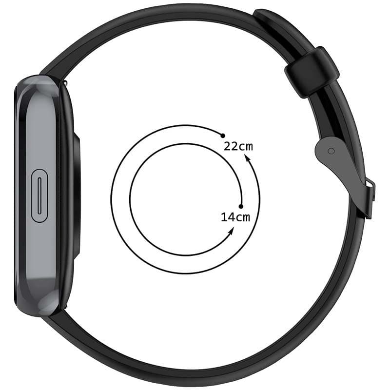 Pulseira de Silicone Realme Watch 3 / 3 Pro Escuro