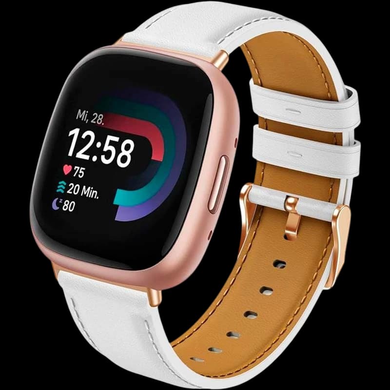 Pulseira Fitbit Versa 3 / Versa 4 Couro