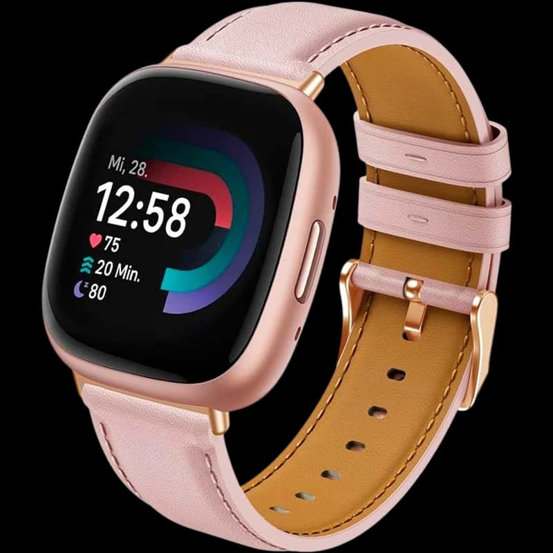 Pulseira Fitbit Versa 3 / Versa 4 Couro