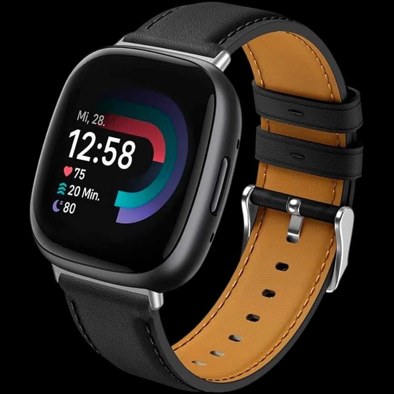 Pulseira Fitbit Versa 3 / Versa 4 Couro