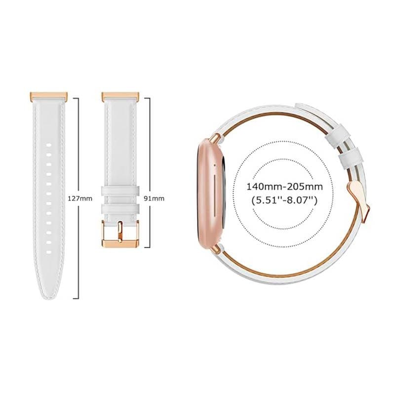 Pulseira Fitbit Versa 3 / Versa 4 Couro