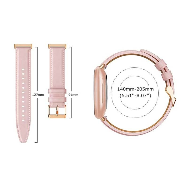 Pulseira Fitbit Versa 3 / Versa 4 Couro