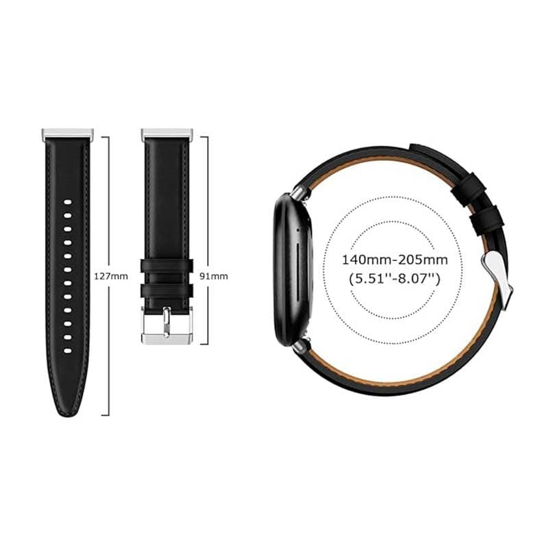 Pulseira Fitbit Versa 3 / Versa 4 Couro
