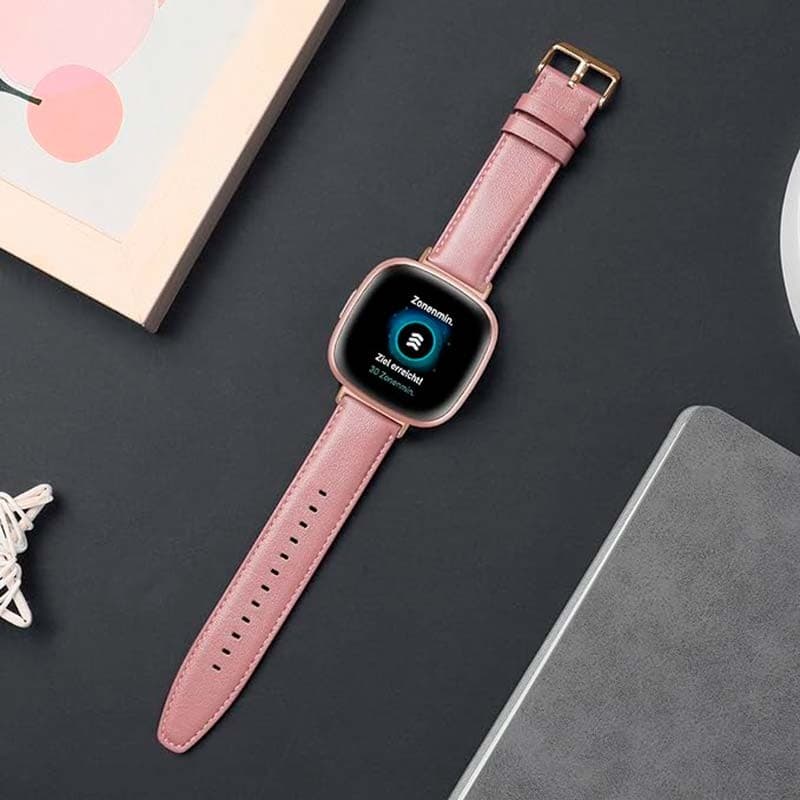 Pulseira Fitbit Versa 3 / Versa 4 Couro