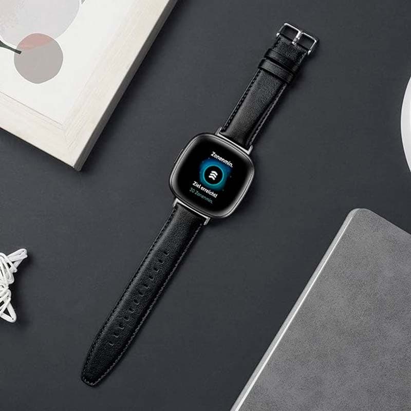 Pulseira Fitbit Versa 3 / Versa 4 Couro
