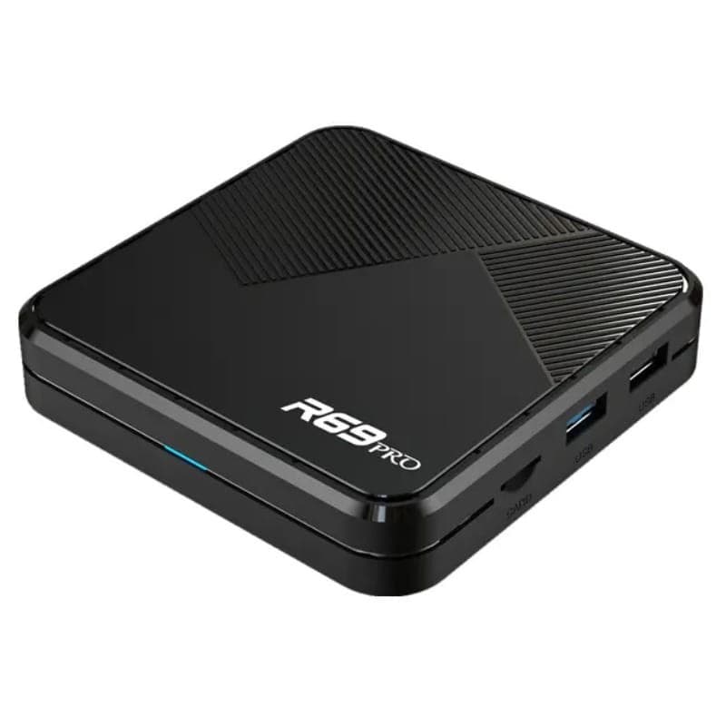 R69 Pro 4GB/64GB 8K WiFi 6 Android 14 Preto - Android TV