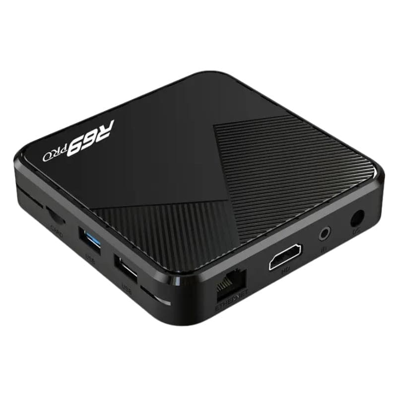 R69 Pro 4GB/64GB 8K WiFi 6 Android 14 Preto - Android TV