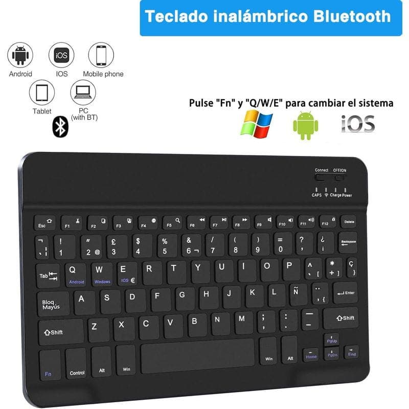 Capa com Teclado Samsung Galaxy Tab A11+ (Espanhol)