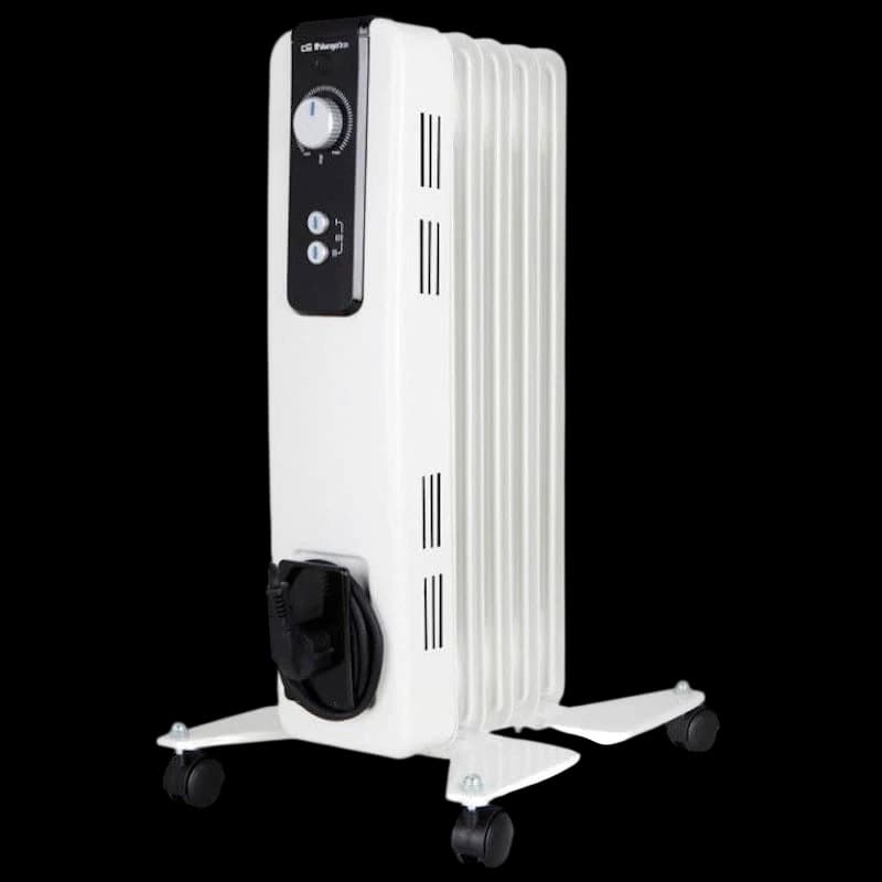 Radiador de óleo elétrico Orbegozo RH 1000 1000W Branco