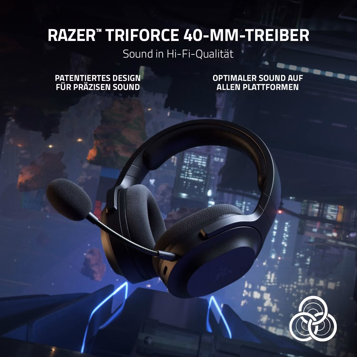 Razer Barracuda X Bluetooth - Auscultadores Gaming