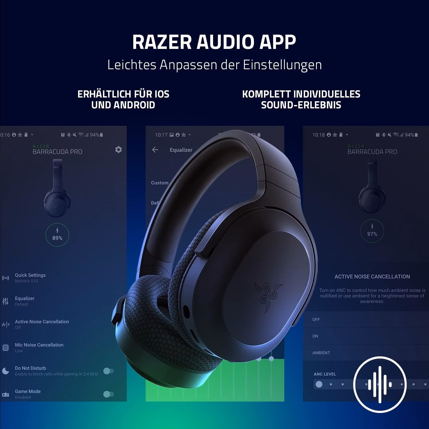 Razer Barracuda X Bluetooth - Auscultadores Gaming