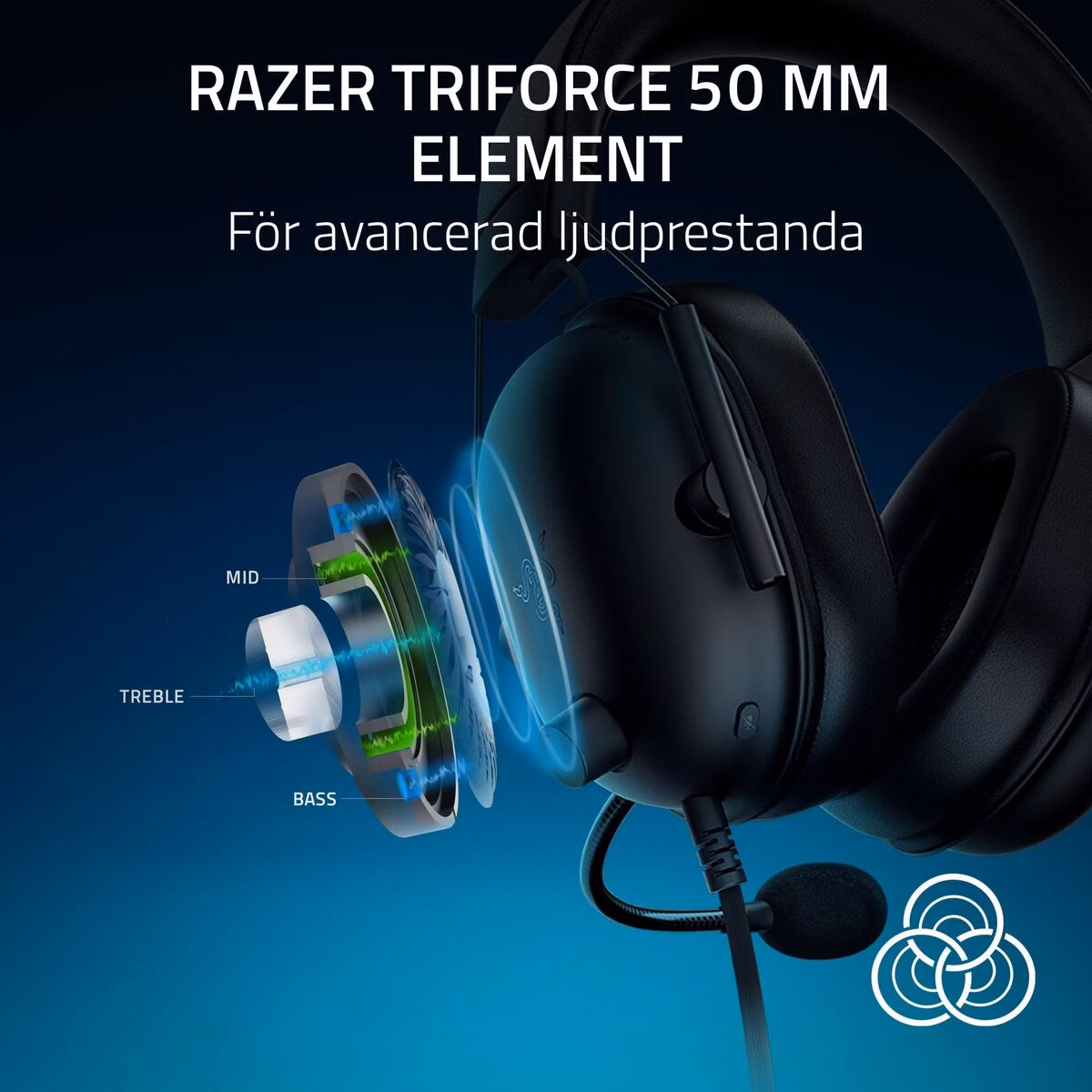Razer BlackShark V2 X - Auscultadores Gaming