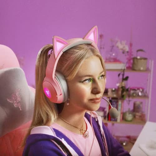 Razer Kraken Kitty V2 USB Rosa