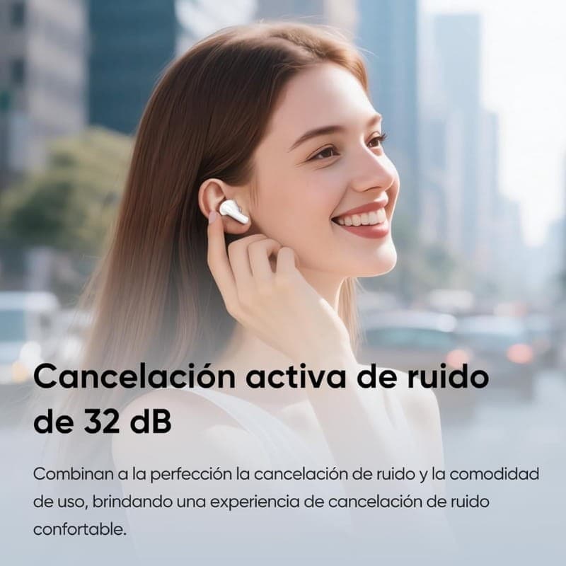 Realme Buds T200 ANC Branco