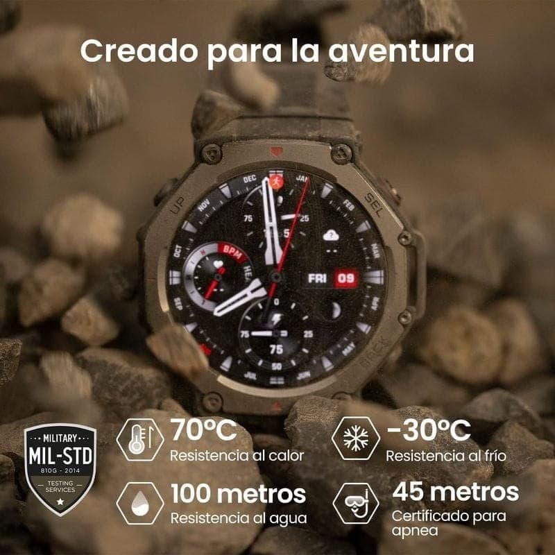 Relógio inteligente Amazfit T-Rex 3 Cinzento