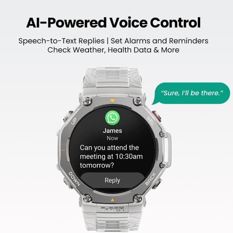 Relógio inteligente Amazfit T-Rex 3 Cinzento