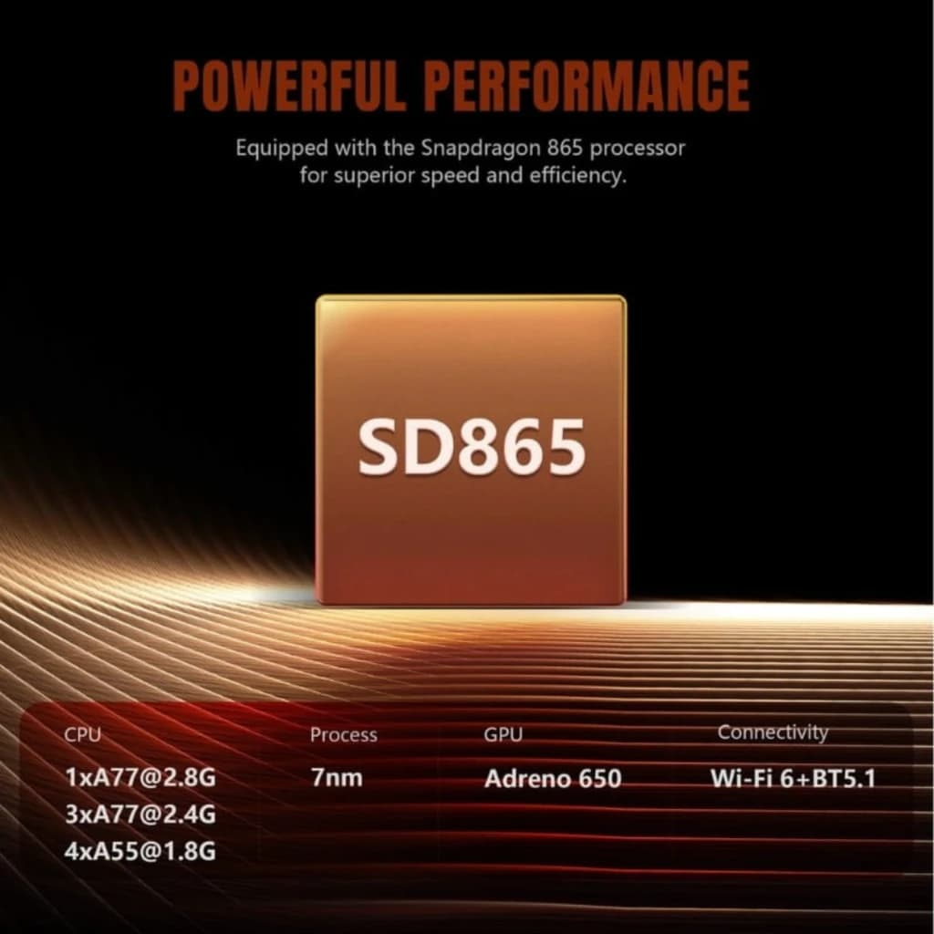 Retroid Pocket 5 SD865 8GB/128GB Preto