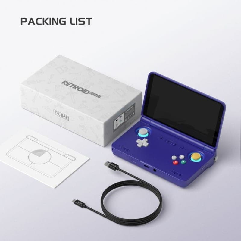 Retroid Pocket Flip 2 SD865 8GB/128GB Roxo -  Consola retro