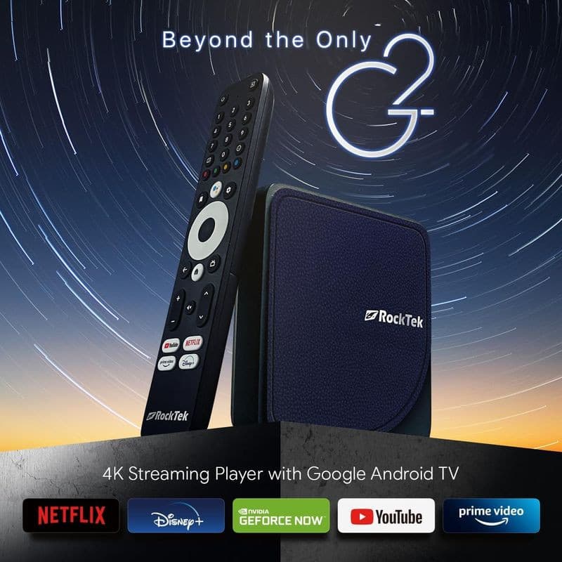 RockTek G2 S905X4 4GB/64GB Android 12 - Android TV