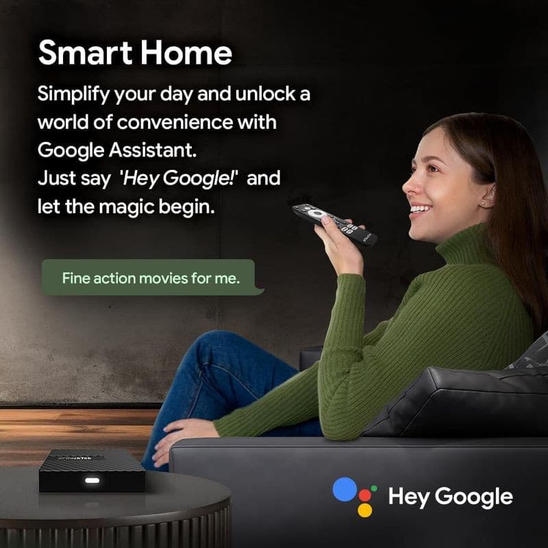RockTek GB1 RTD1315C 2GB/16GB Android 12 - Android TV