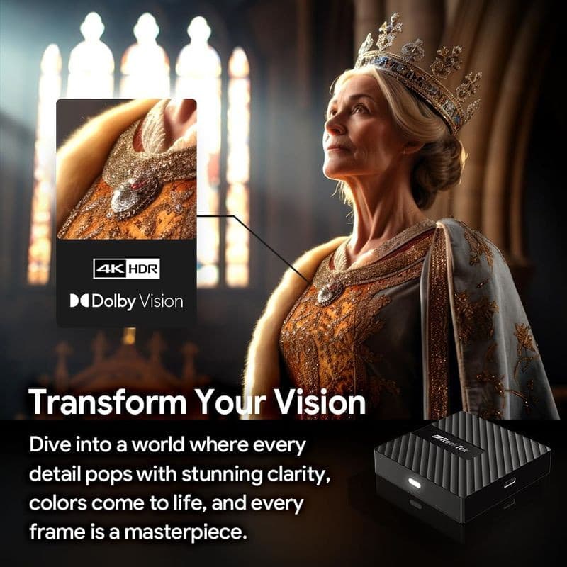 RockTek GB1 RTD1315C 2GB/16GB Android 12 - Android TV