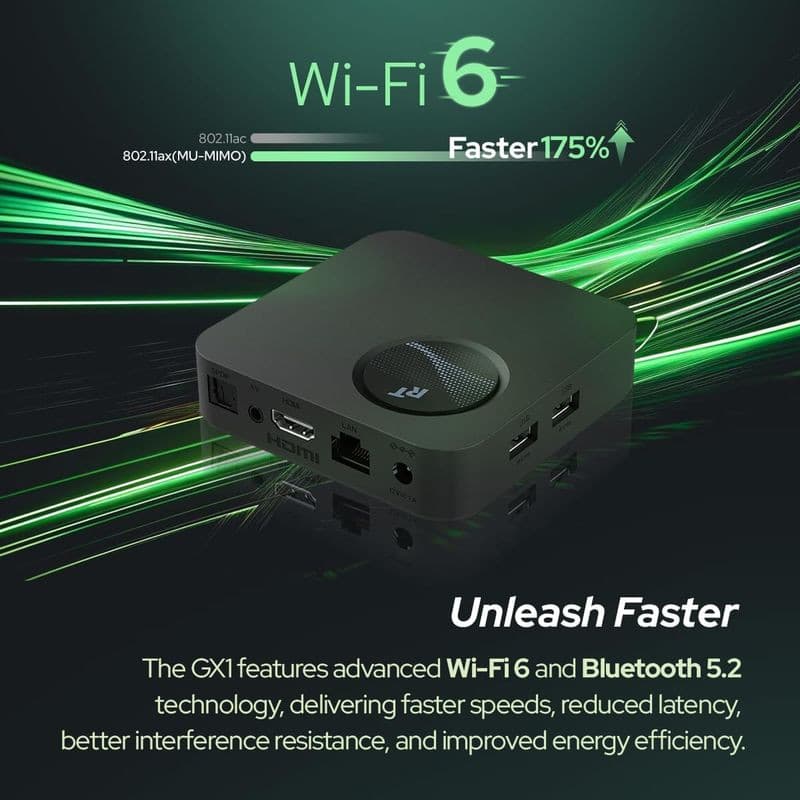 Rocktek GX-1 RTD1325TPV 4GB/32GB Android 12 - Android TV