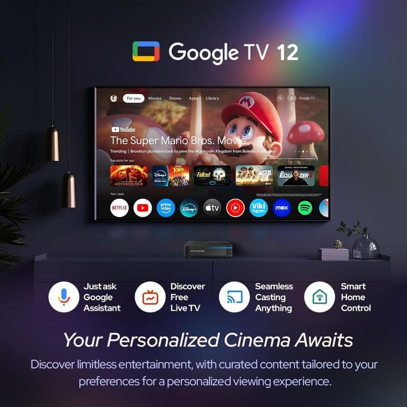 Rocktek GX-1 RTD1325TPV 4GB/32GB Android 12 - Android TV