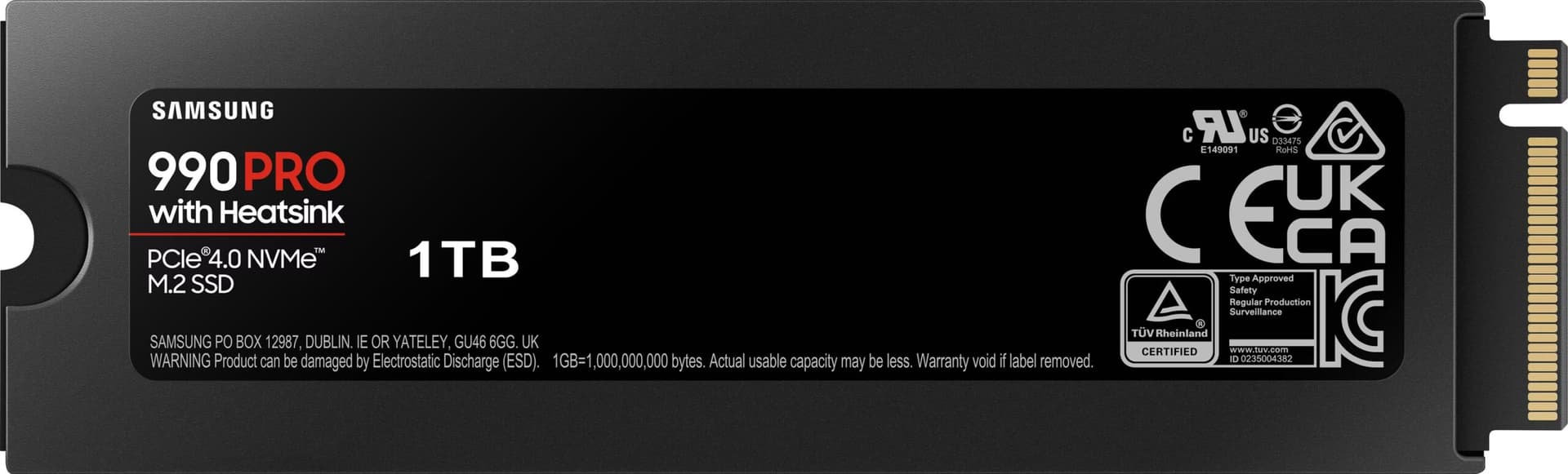 Samsung 990 PRO M.2 1 TB PCIe 4.0 V-NAND SSD