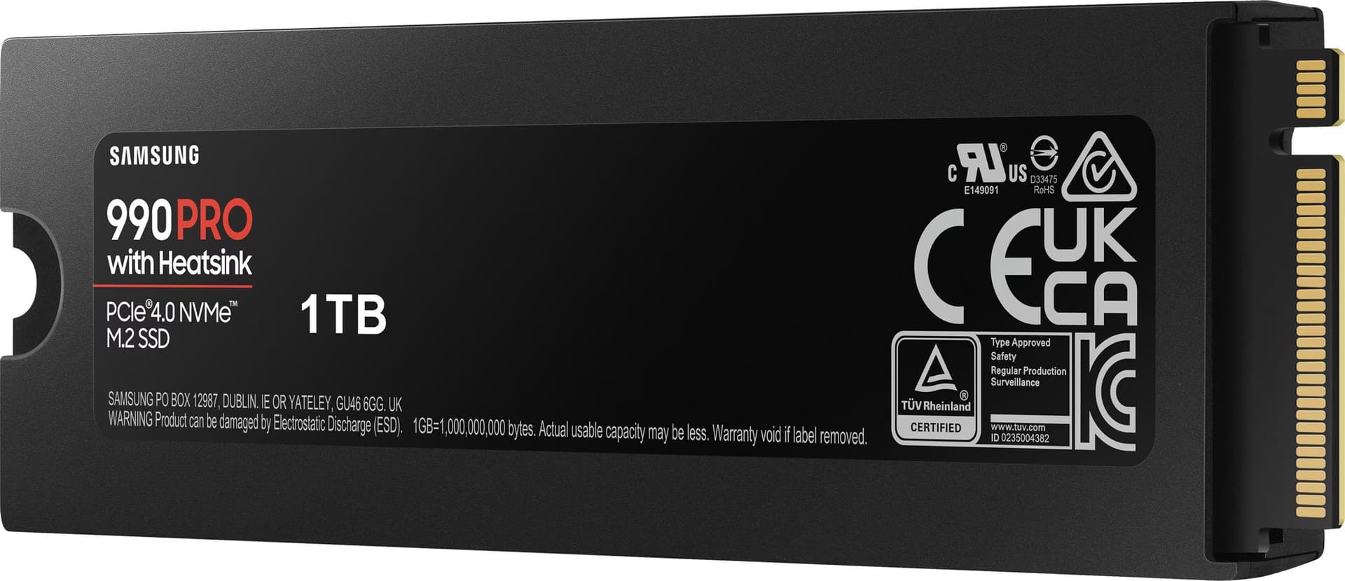 Samsung 990 PRO M.2 1 TB PCIe 4.0 V-NAND SSD