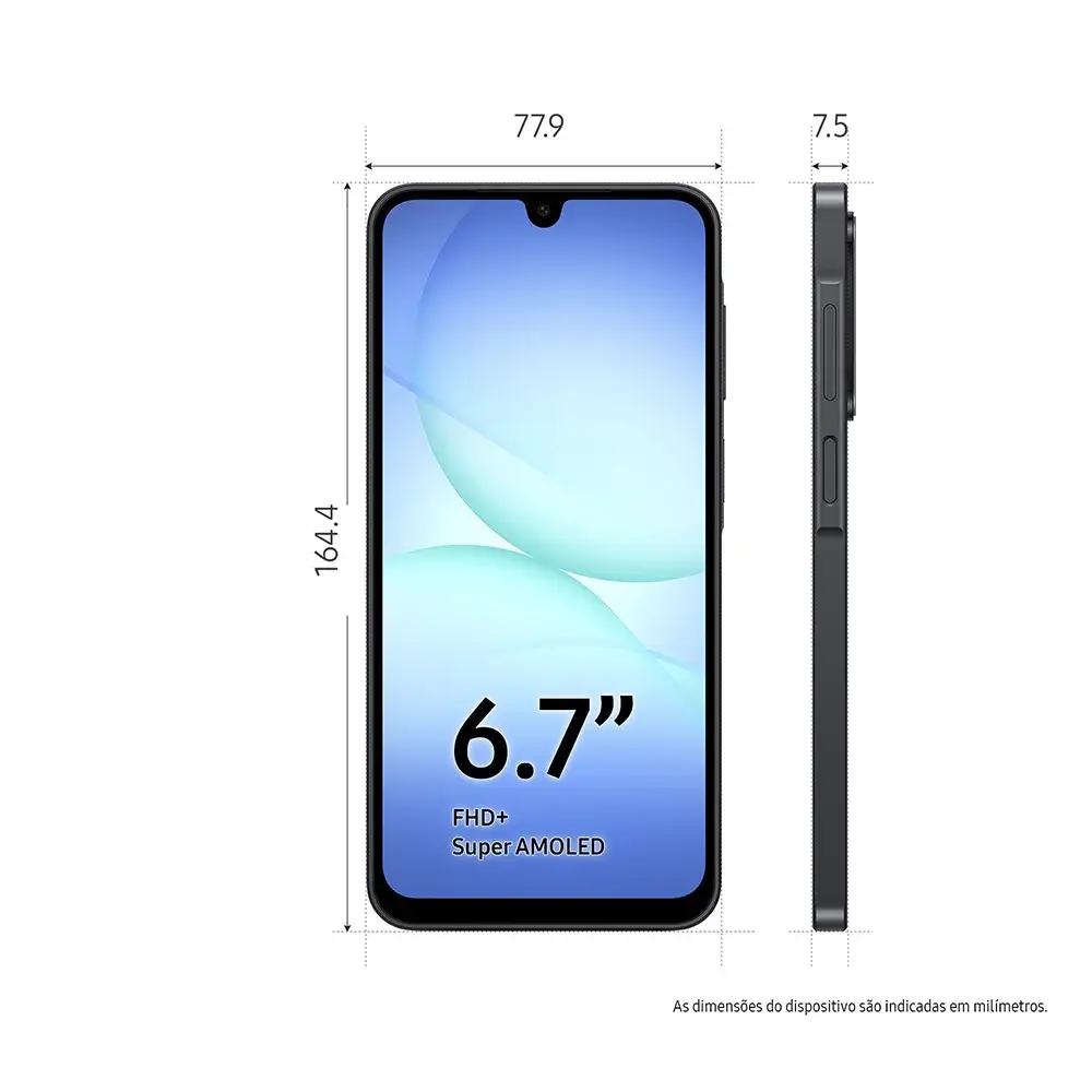 Samsung Galaxy A17 5G 4GB/128GB Ecrã de 6,7 polegadas Preto