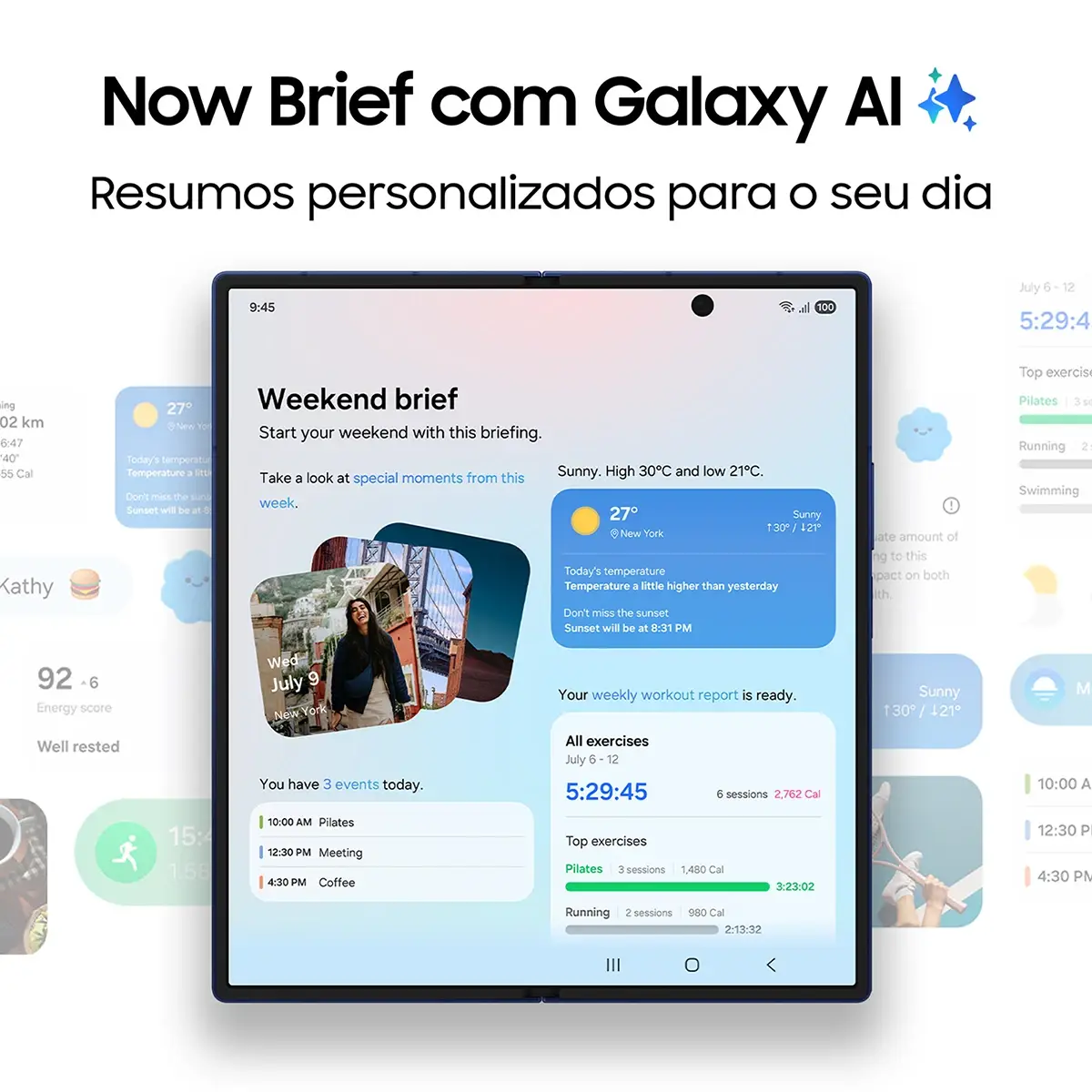 Samsung Galaxy Z Fold7 5G 12GB/256GB Preto Noturno