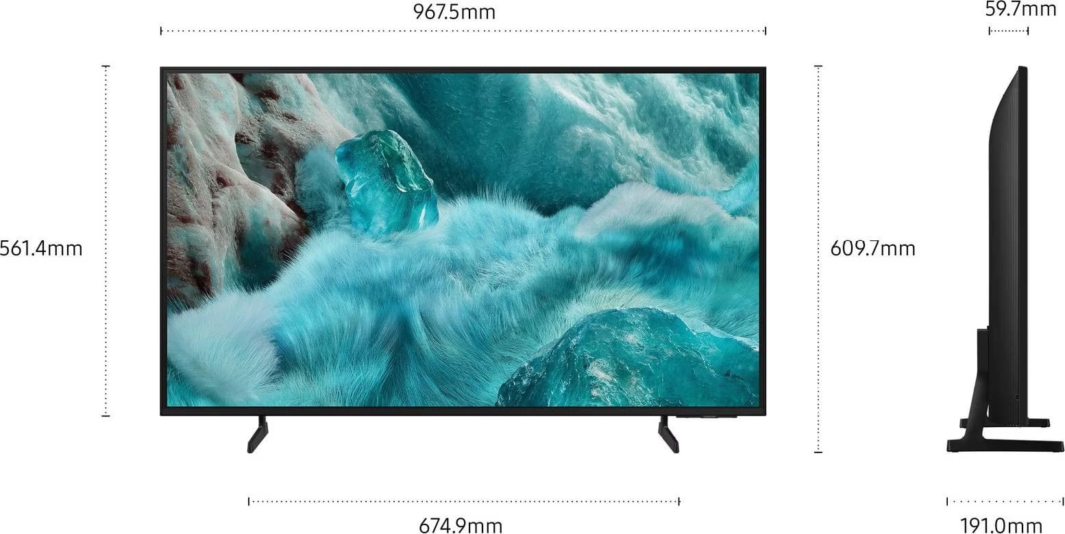 Samsung Q7F QE43Q7FAAU 43" 4K Ultra HD Smart TV Wifi Preto