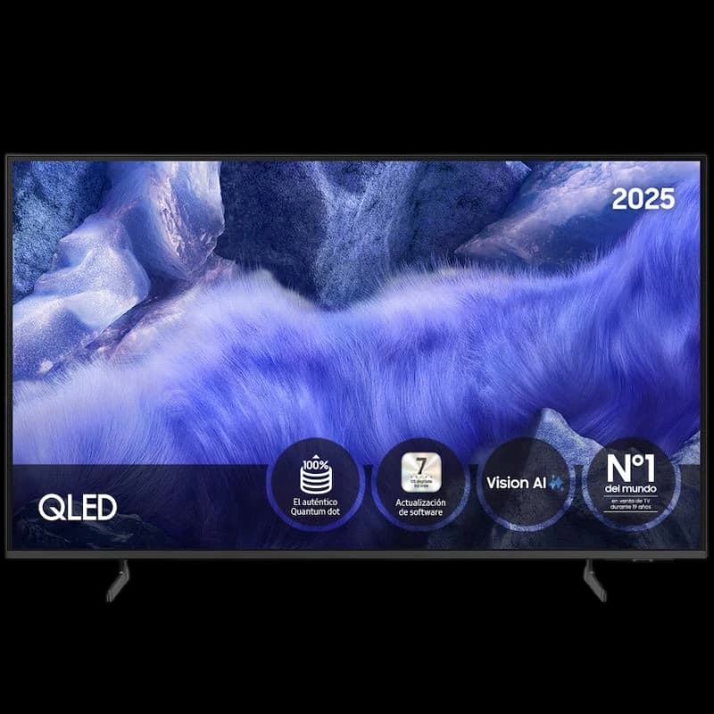 Samsung QE1F 50" QLED 4K Vision AI Smart TV 2025 Preto