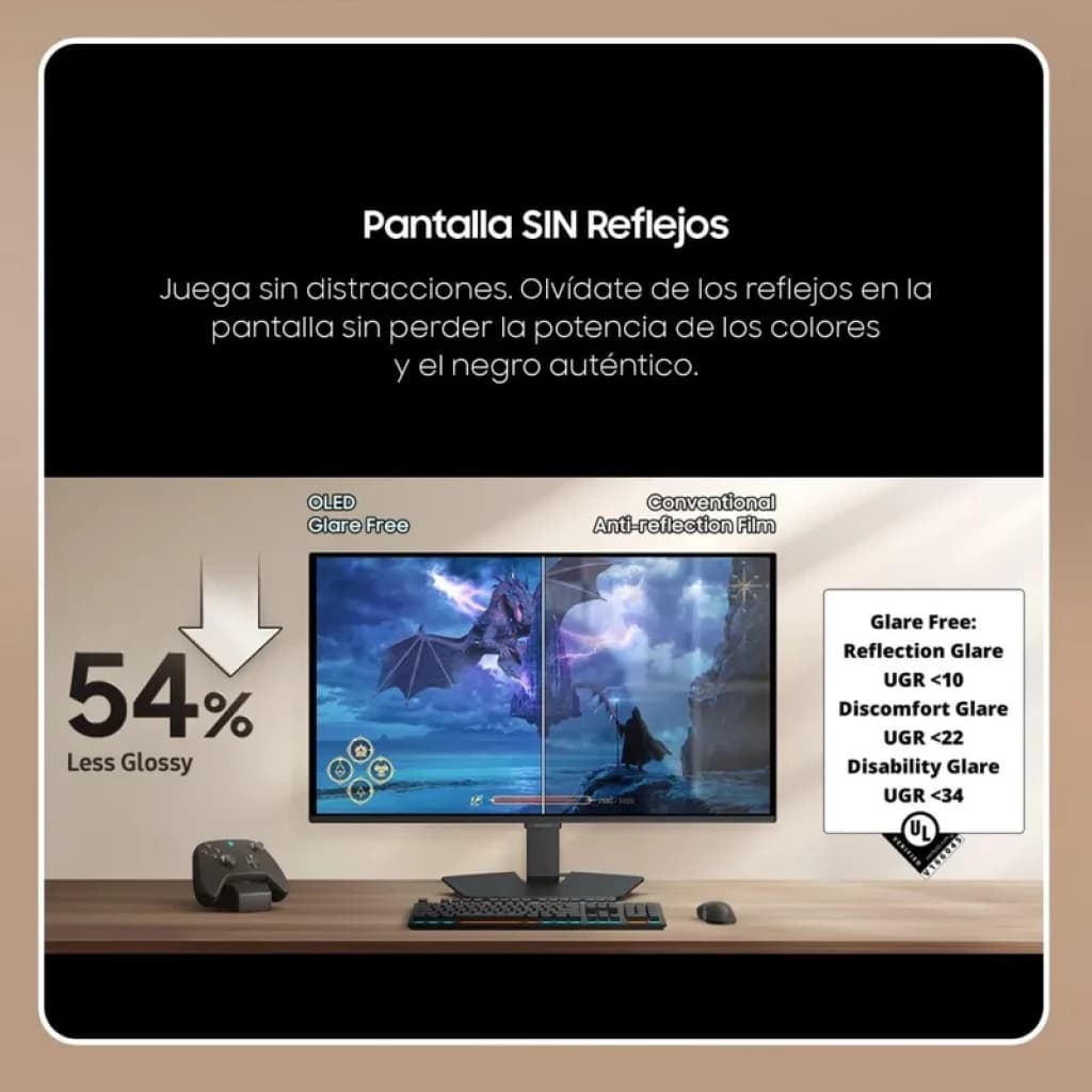 Samsung S27FG506SU QD-OLED QHD 180Hz - Monitor Gaming 27"