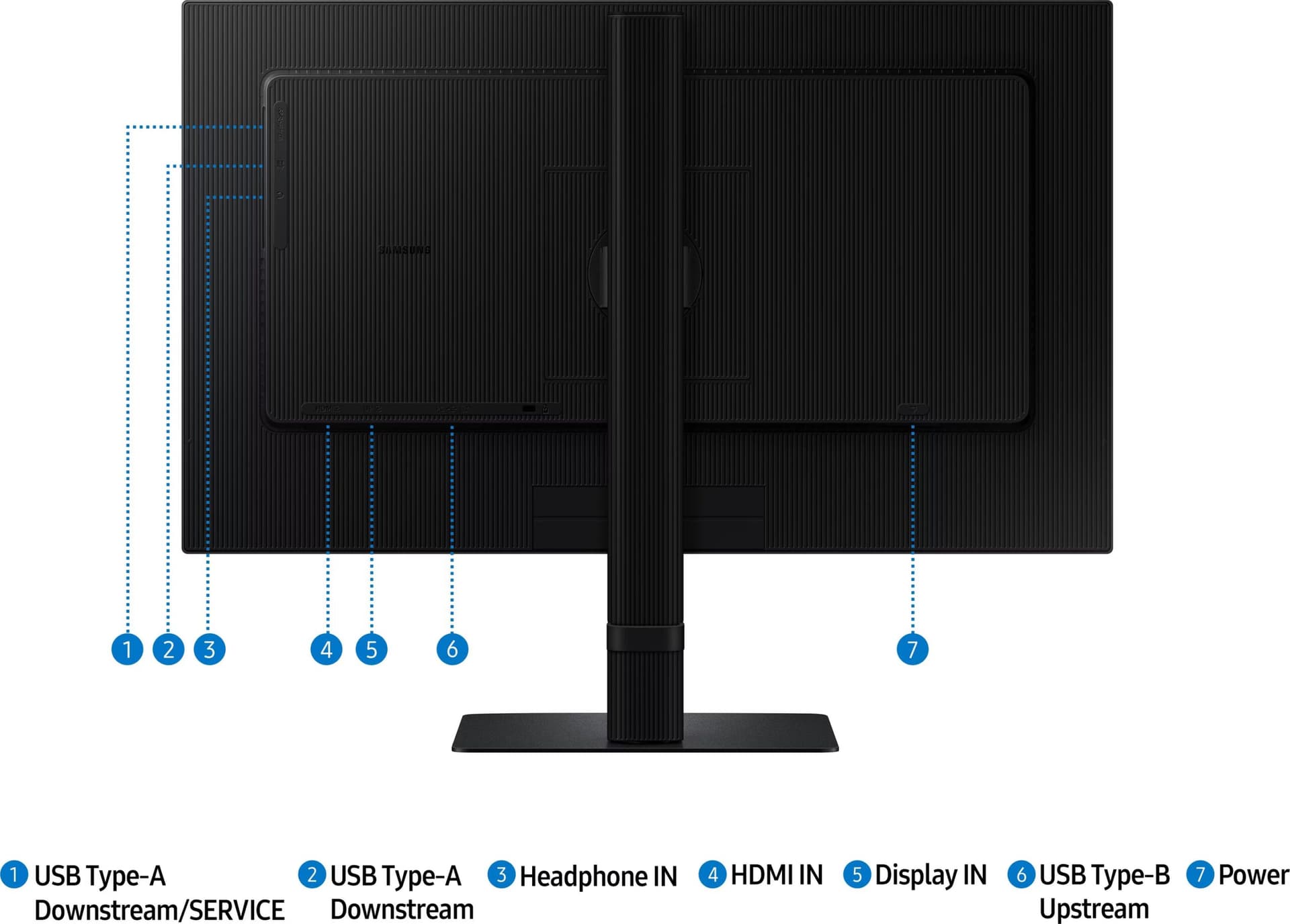 Samsung S60D 27 Quad HD IPS 100 Hz Preto