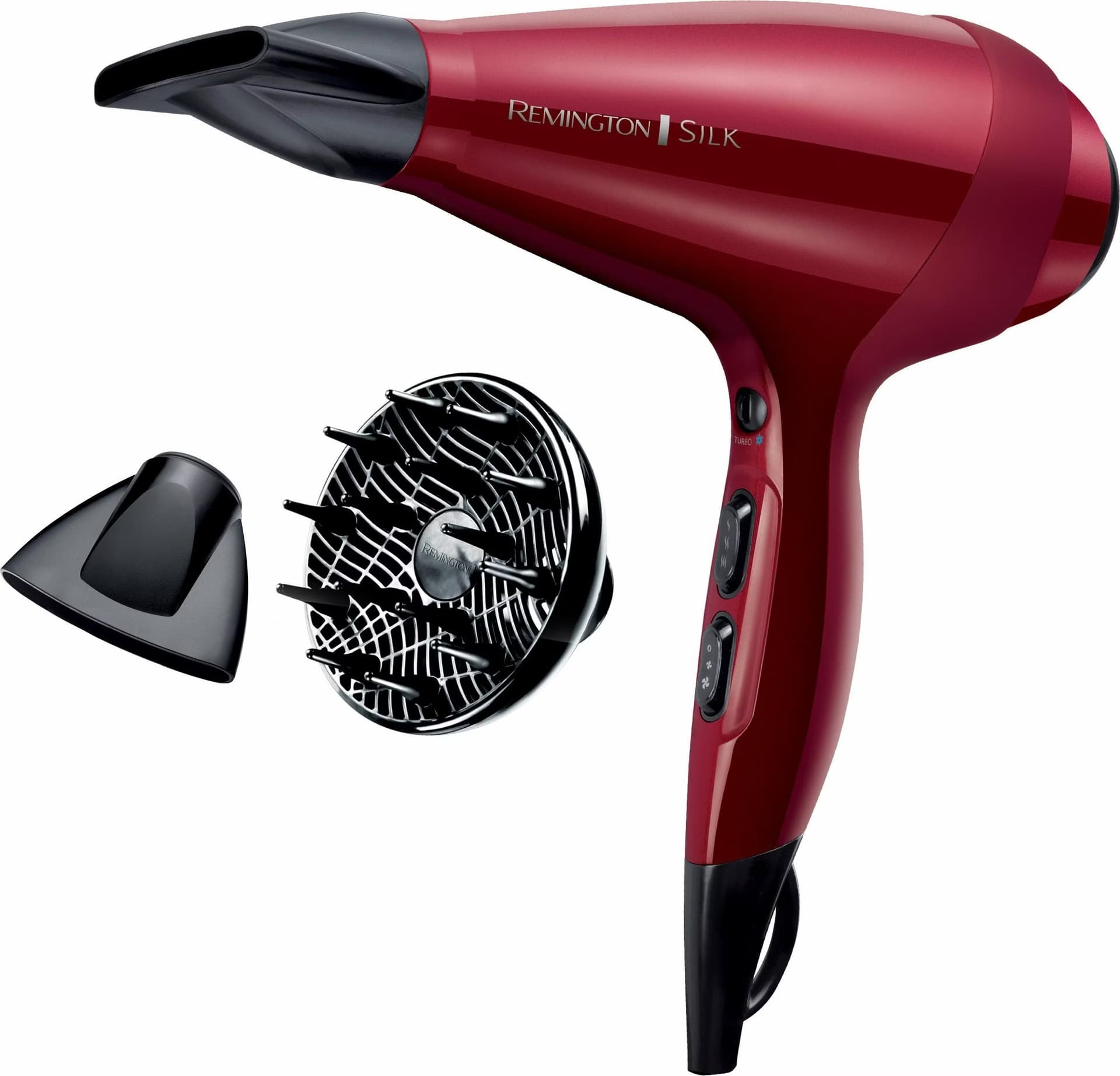 Secador de Cabelo Remington Silk Dryer AC9096 2400W Vermelho