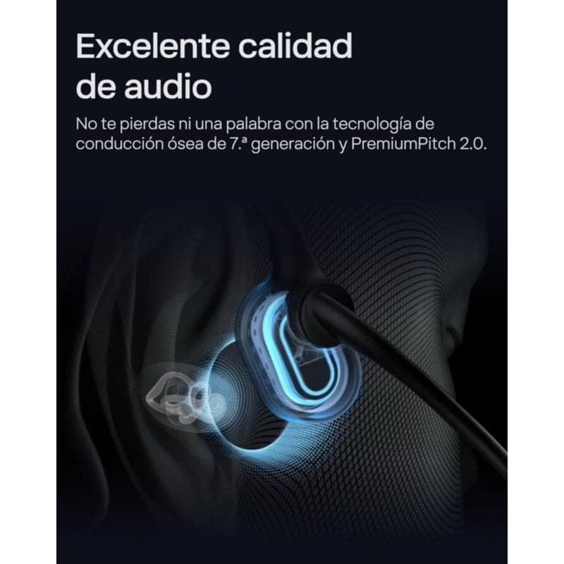 Shokz OpenComm 2 UC USB-A Preto de condução óssea