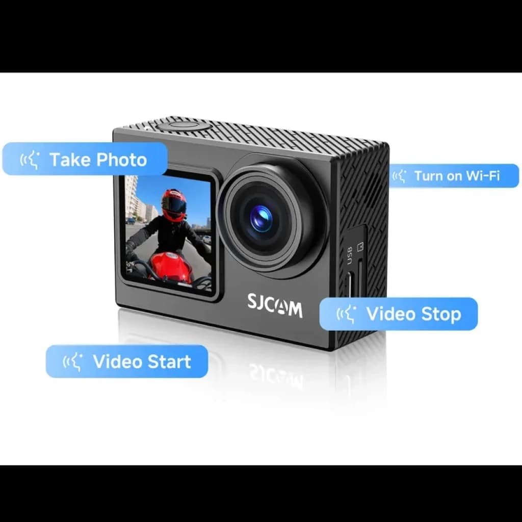 SJCAM SJ6 Ultra 4K 30 fps com ecrã duplo - Câmara desportiva