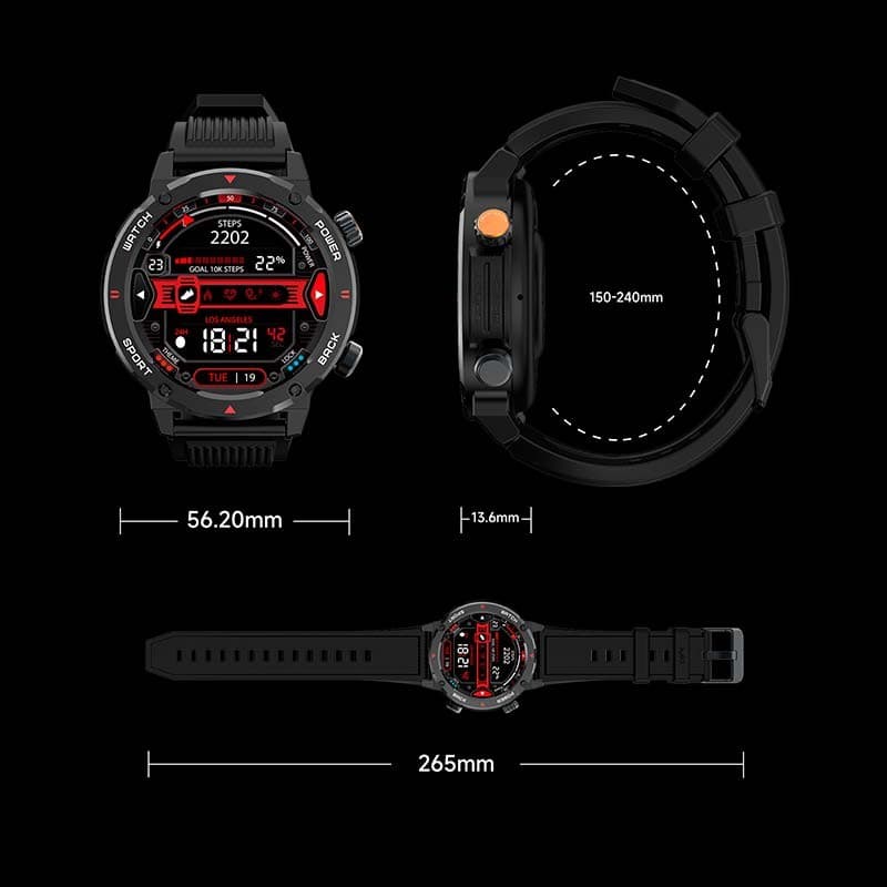 Smartwatch Imiki D2 Preto