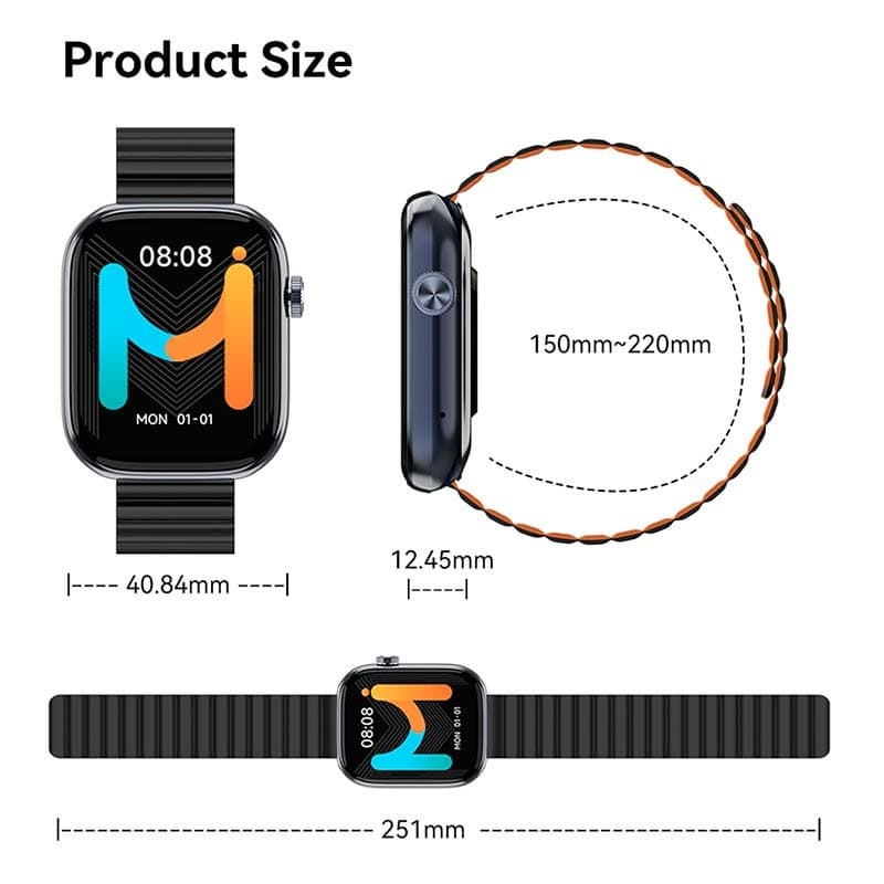 Smartwatch Imiki ST2 Azul com Pulseira Magnética