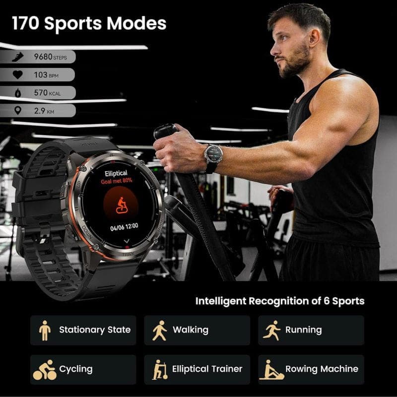 Smartwatch Kospet Tank T3 Ultra 2 Special Edition Preto